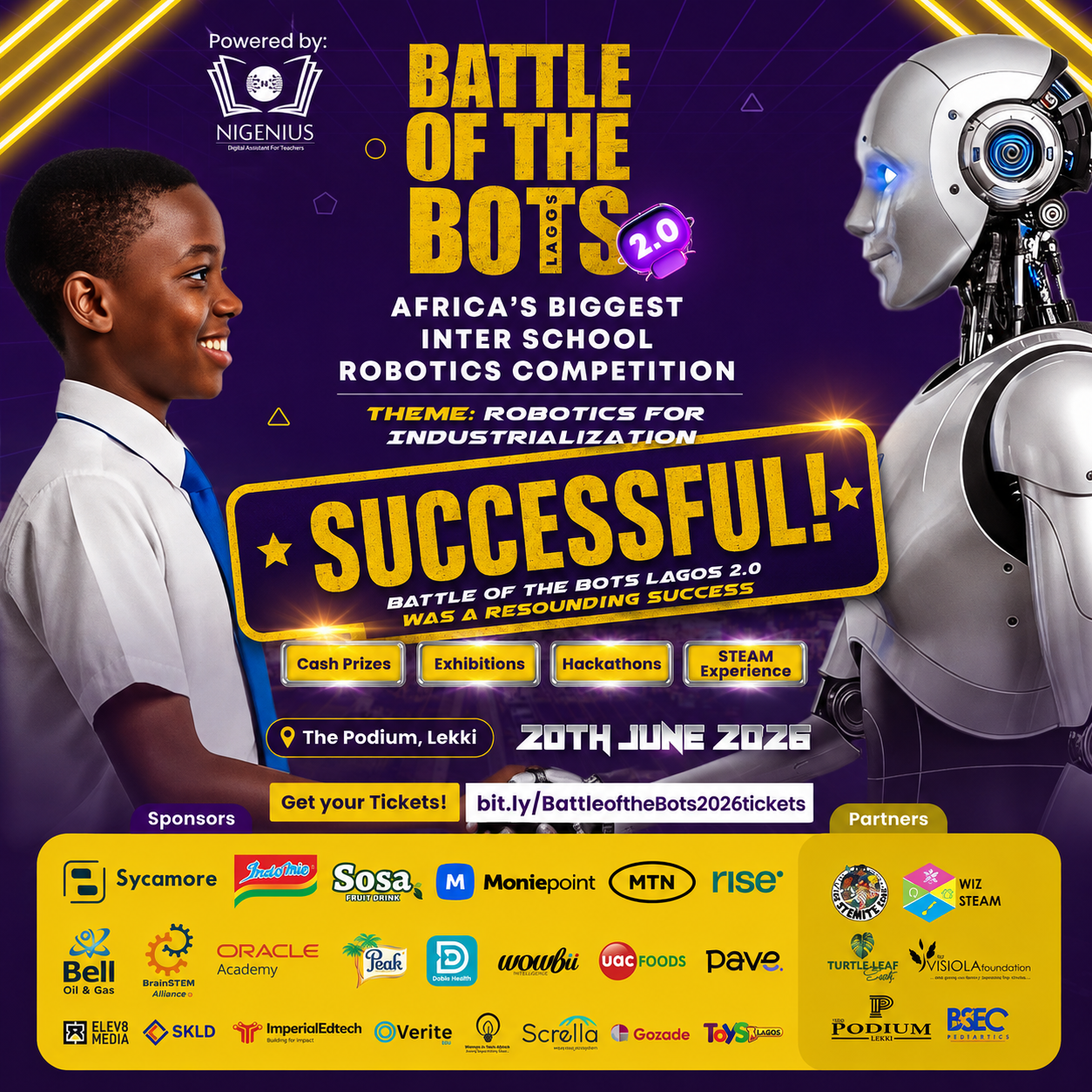 BATTLE OF THE BOTS LAGOS 2.0: A RESOUNDING SUCCESS THAT SHAPED THE FUTURE OF AFRICAN INNOVATION