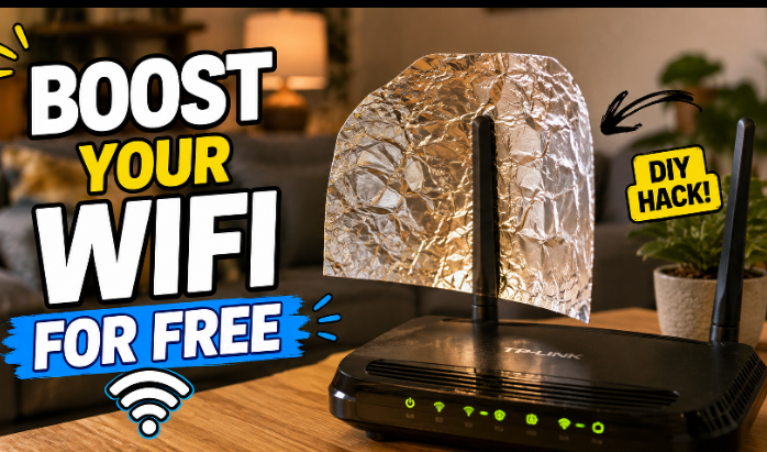 DIY WiFi Booster: Double Your Router's Signal With Just Aluminum Foil