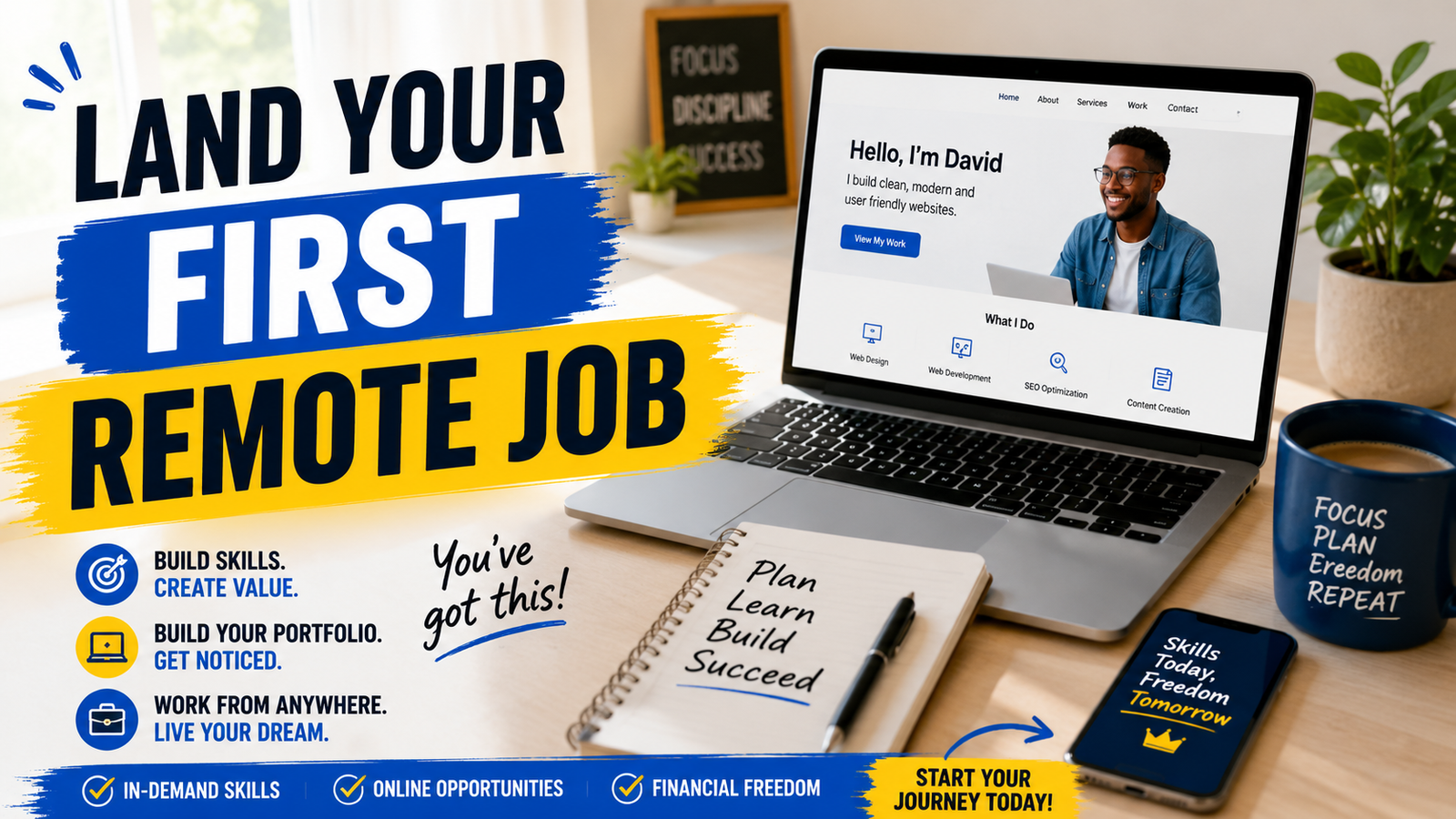 DIY Freelance Portfolio: Land Your First Remote Job With Zero Experience (Step-by-Step)